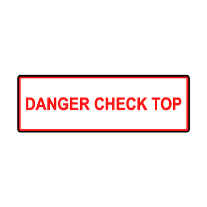 Soft Top Warning Labels - 2021+ Bronco
