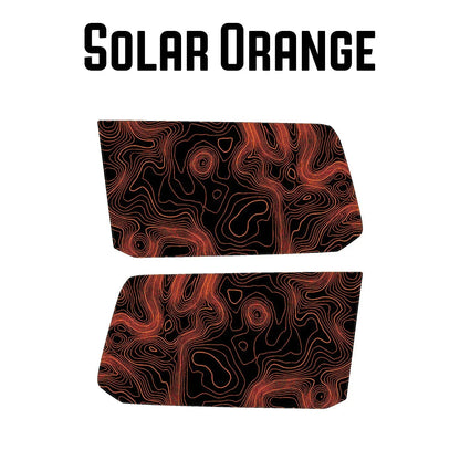 Topographic Rear Window Map Overlays V3 (Perforated) - 2025+ 4Runner