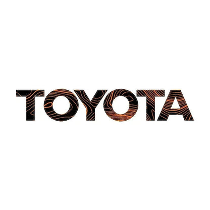 TOYOTA Topographic Rear Liftgate Emblem Inlays - 2025+ 4Runner