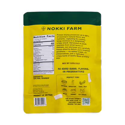 Freeze-Dried Soursop Crisps