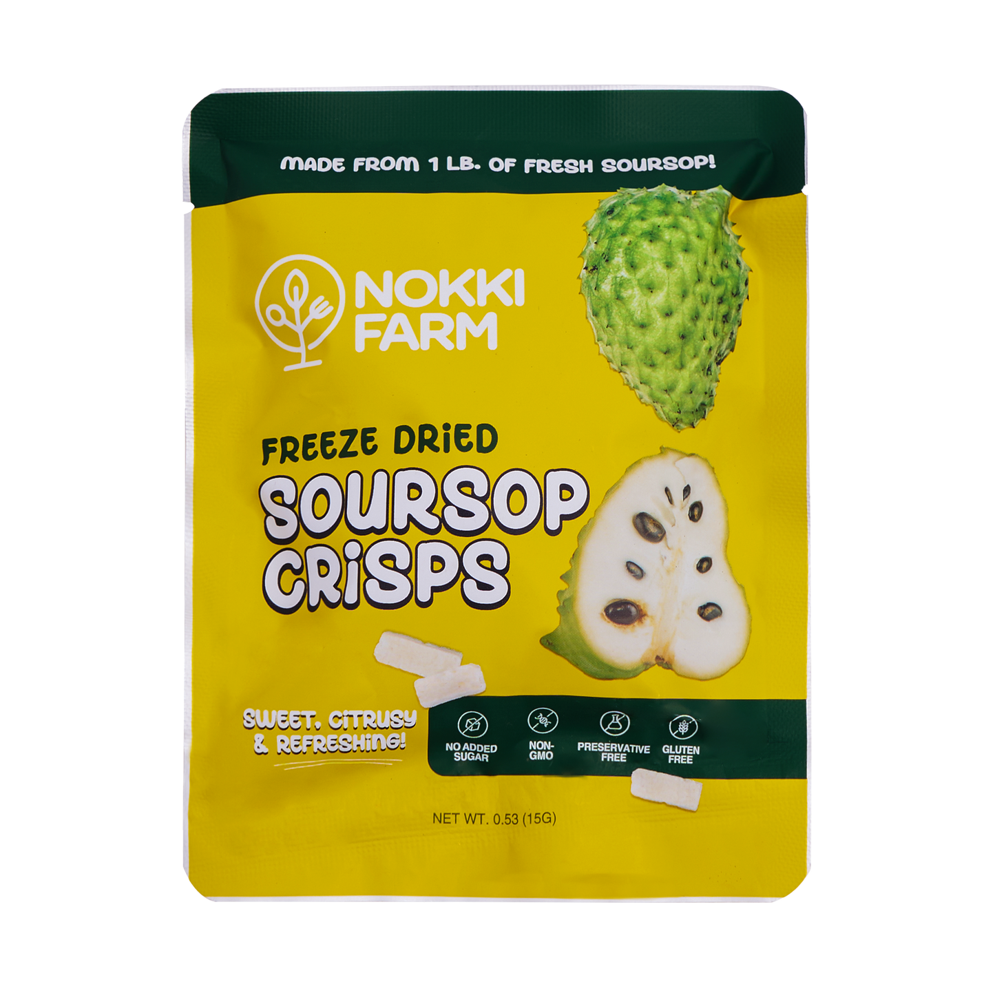 Freeze-Dried Soursop Crisps