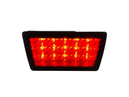 Special Edition Dark Smoke Carbon Fiber F1 / Rear Fog Light Overlay  - 2015-2022 Subaru WRX / STI