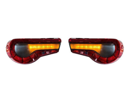 Special Edition Dark Smoke Carbon Fiber Tail Light Overlays - 2017-2021 Toyota 86 / Subaru BRZ