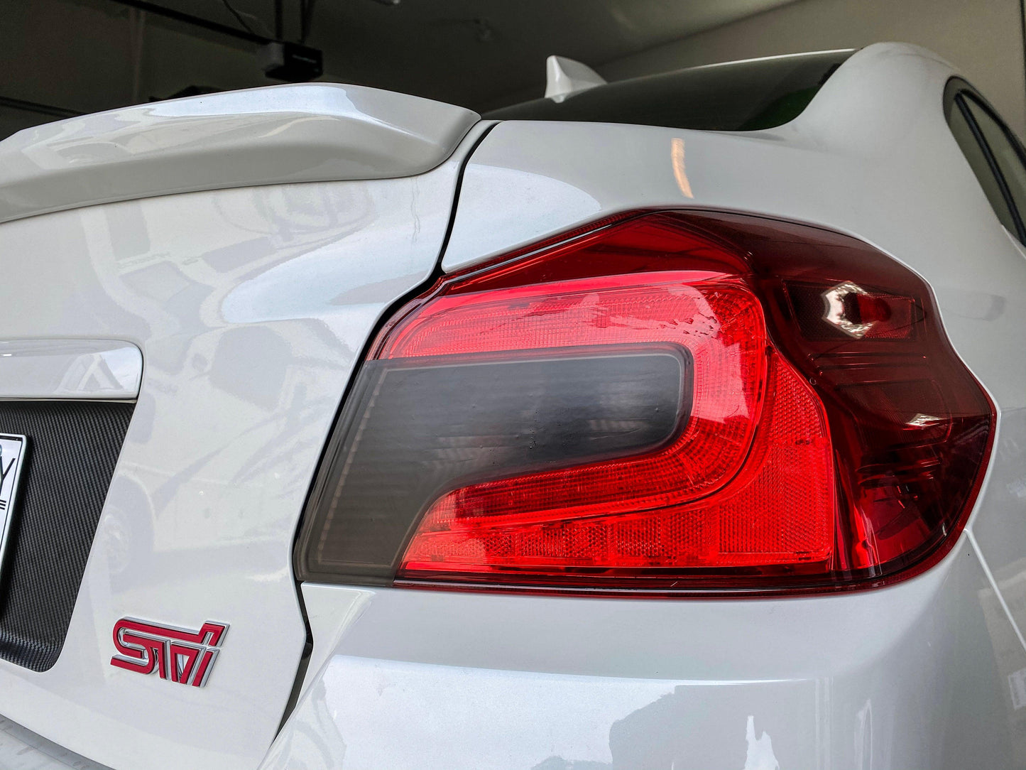 Special Edition Dark Smoke Stealth Tail Light Overlays - 2015+ WRX / STI