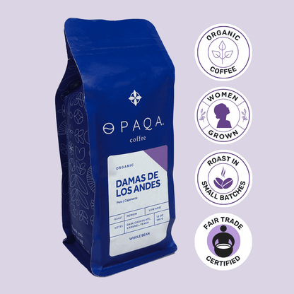 Specialty Peruvian Organic Coffee, Opaqa Dama de Los Andes