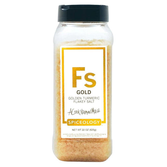 Spiceology - 'Gold' Golden Turmeric Flakey Salt (22OZ)