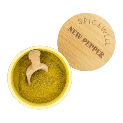 Spicewell Salt & Pepper Pinch Pots + Scoops