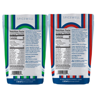 Spicewell Superfood Salt & Pepper Duo