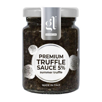 GL Truffle Gourmet, Italian Premium Black Truffle Sauce, 90 g (3.17 oz)