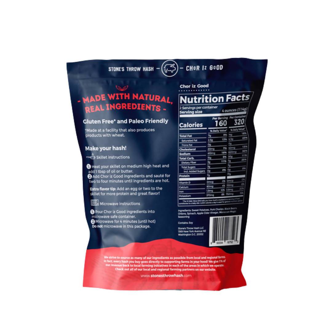 Stone Throw’s Hash Chorizo Good Hash Bags - 6 bags x 8oz