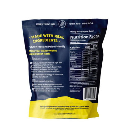 Stone’s Throw Hash Wakey Wakey Apple Bacon Hash Bags - 6 bags x 8oz