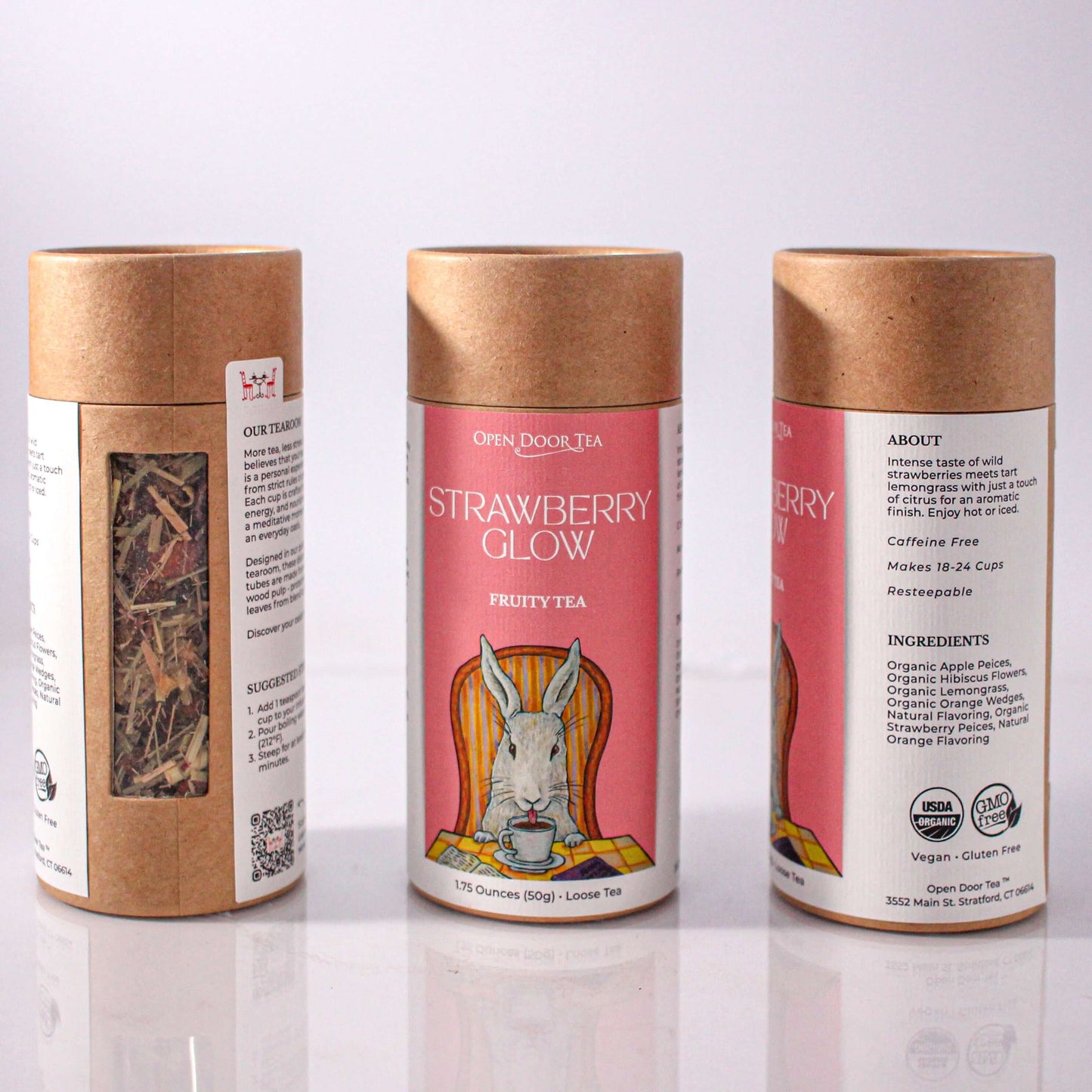 Open Door Tea Strawberry Glow