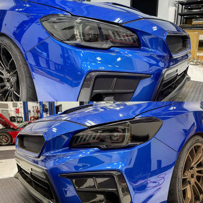 SubiSpeed Headlight Smoked Overlays - 2015-2021 WRX / STI