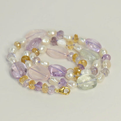 Summer Gemstone Candy Necklace