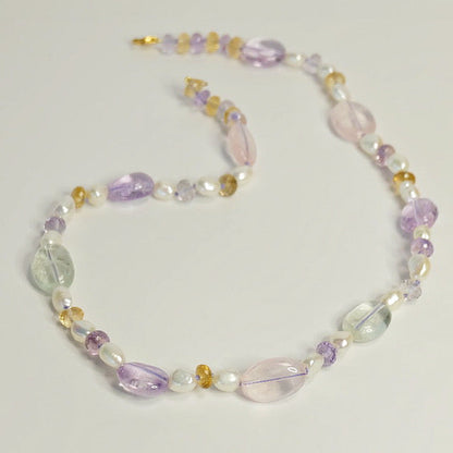 Summer Gemstone Candy Necklace