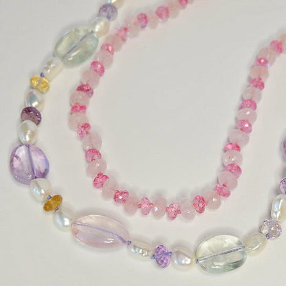 Summer Gemstone Candy Necklace