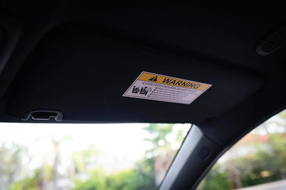 Sun Visor Air Bag Warning Overlays - 2023+ Integra