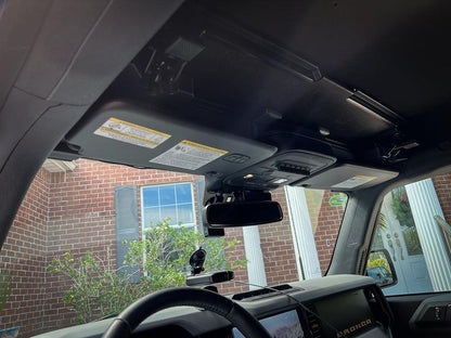 Sun Visor Warning Overlays - 2021+ Bronco / 2024+ Ranger Raptor