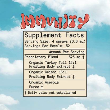 SuperMush Daily Immunity Mouth Spray
