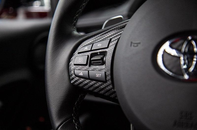 "Supra" Steering Wheel Trim Overlays (Full Set) - 2020+ Supra