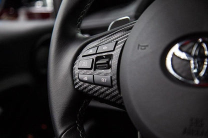 "Supra" Steering Wheel Trim Overlays (Full Set) - 2020+ Supra