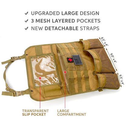 Tactical MOLLE Seat Organizer v3