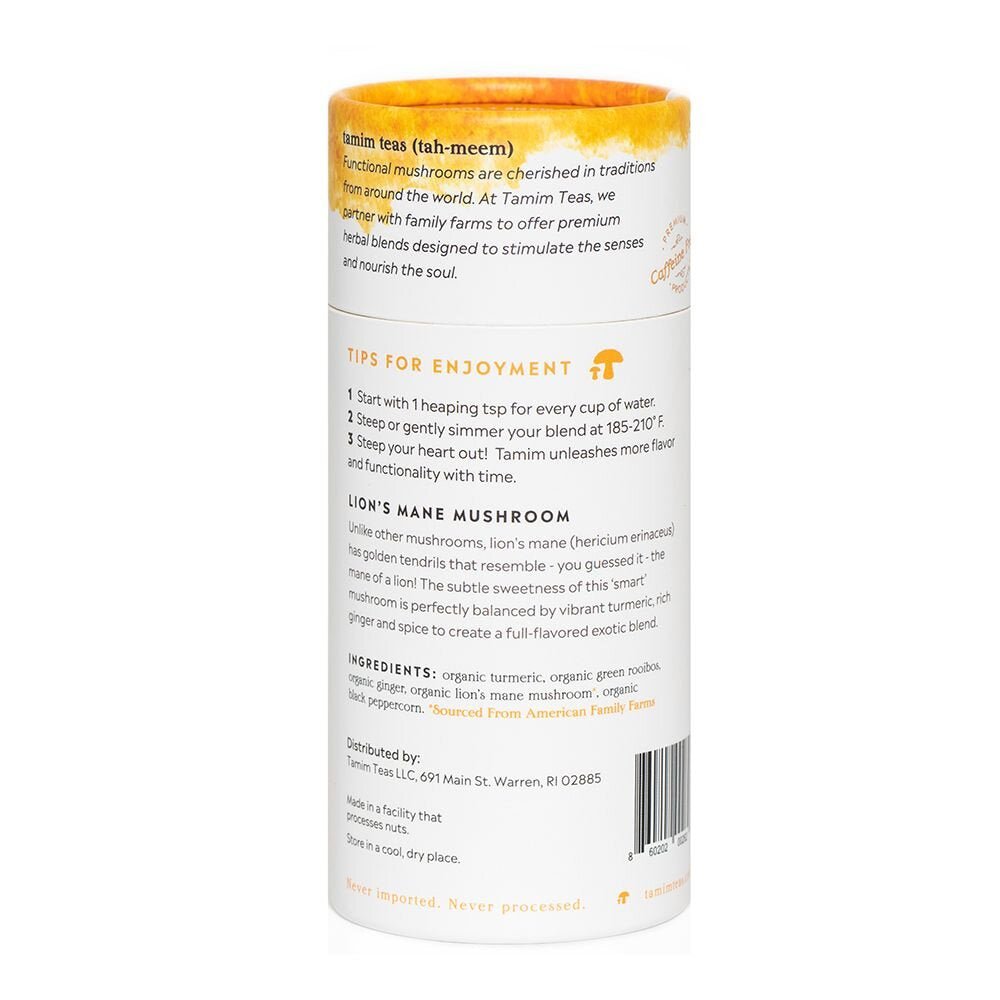 Tamim Teas Lion's Spice | Lion's Mane Tea