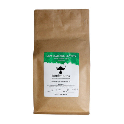 Tamim Teas's Lion-Maitake Clarity | Maitake & Lion's Mane Mushroom Tea
