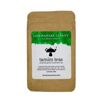 Tamim Teas's Lion-Maitake Clarity | Maitake & Lion's Mane Mushroom Tea