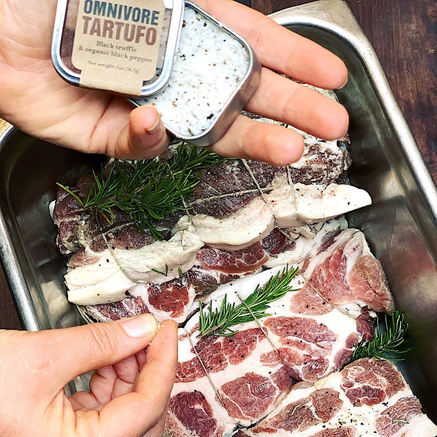 Omnivore Tartufo Salt 2 oz. Tin - 6 Tins x 2 oz case