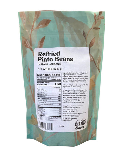 Pinto Beans, Instant, Organic