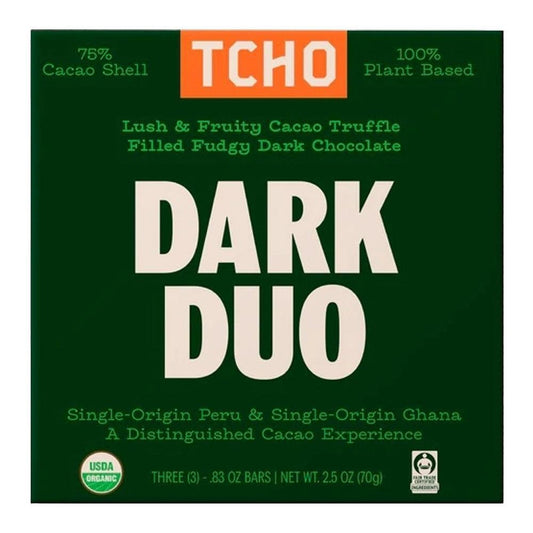 TCHO Chocolate - 'Dark Duo' Chocolate Bar (2.5OZ)