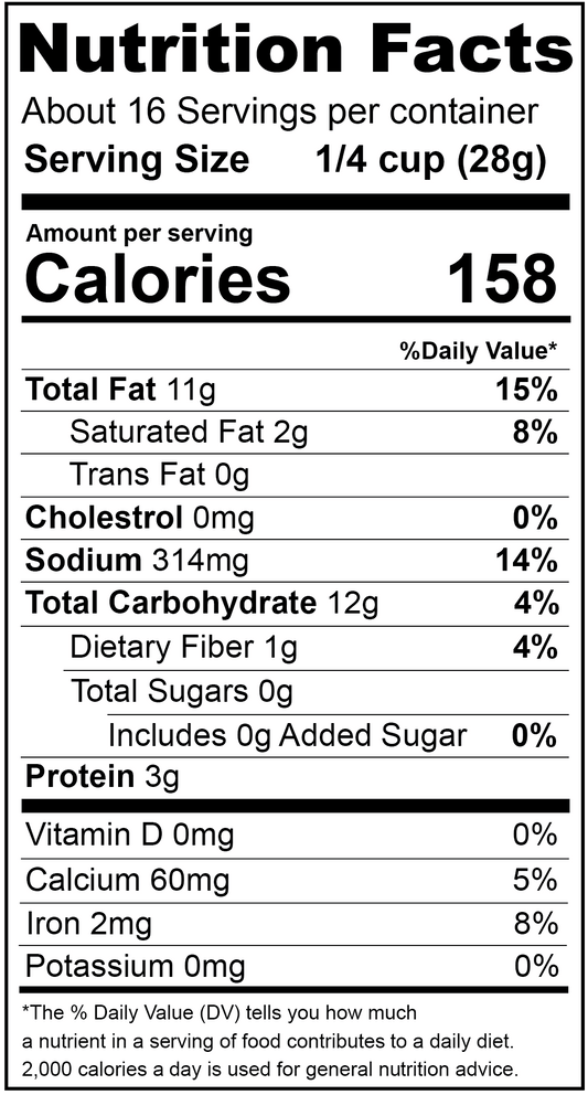 Sesame Sticks, Oat Bran