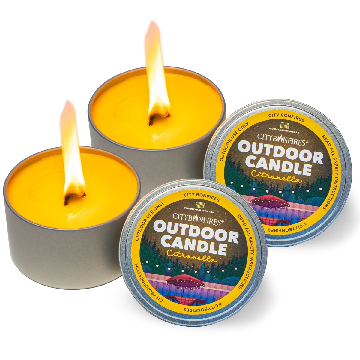 City Bonfires The Outdoor Candle - Citronella