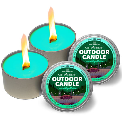 City Bonfires The Outdoor Candle - Eucalyptus