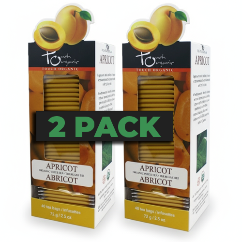 Touch Organic - ORGANIC APRICOT WHITE TEA 40 bags - 2 PACK
