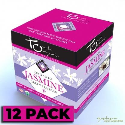 Touch Organic - ORGANIC JASMINE GREEN TEA 100 bags - 12 PACK CASE