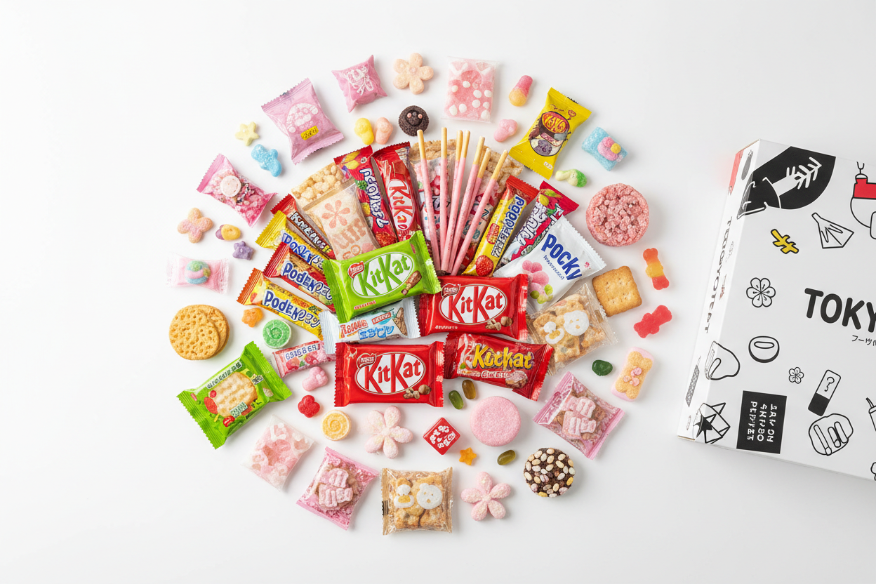 Viral TikTok TokyoTreat Premium Japanese Snack Box - Exclusive KitKat & Pocky Flavors