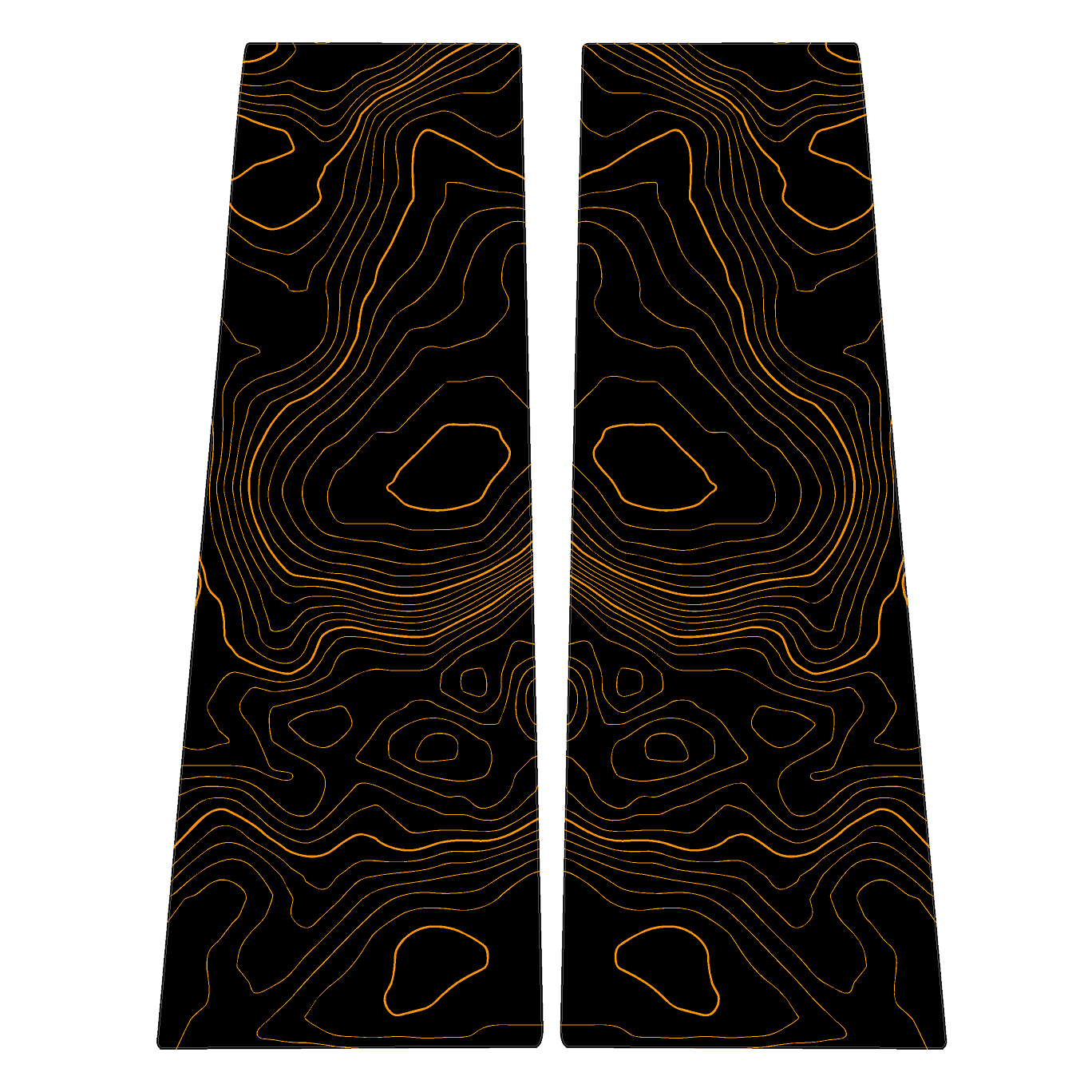 Topographic B Pillar Overlays - 2024+ Ranger