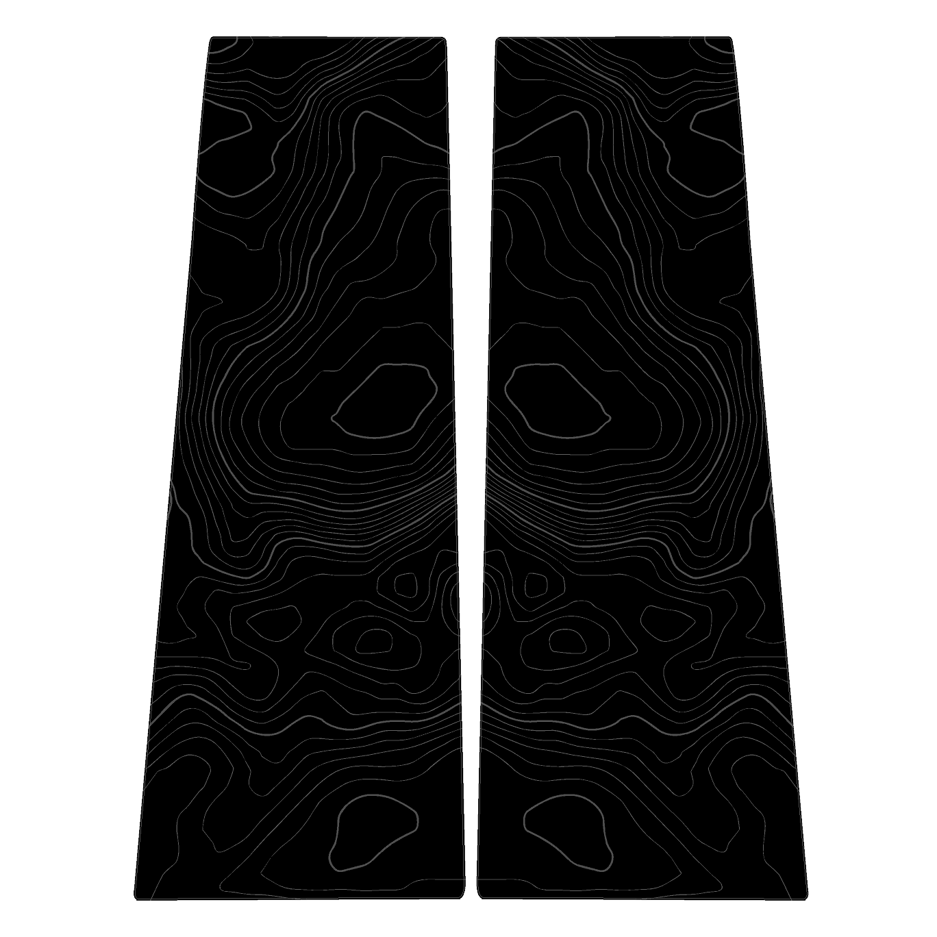 Topographic B Pillar Overlays - 2024+ Ranger