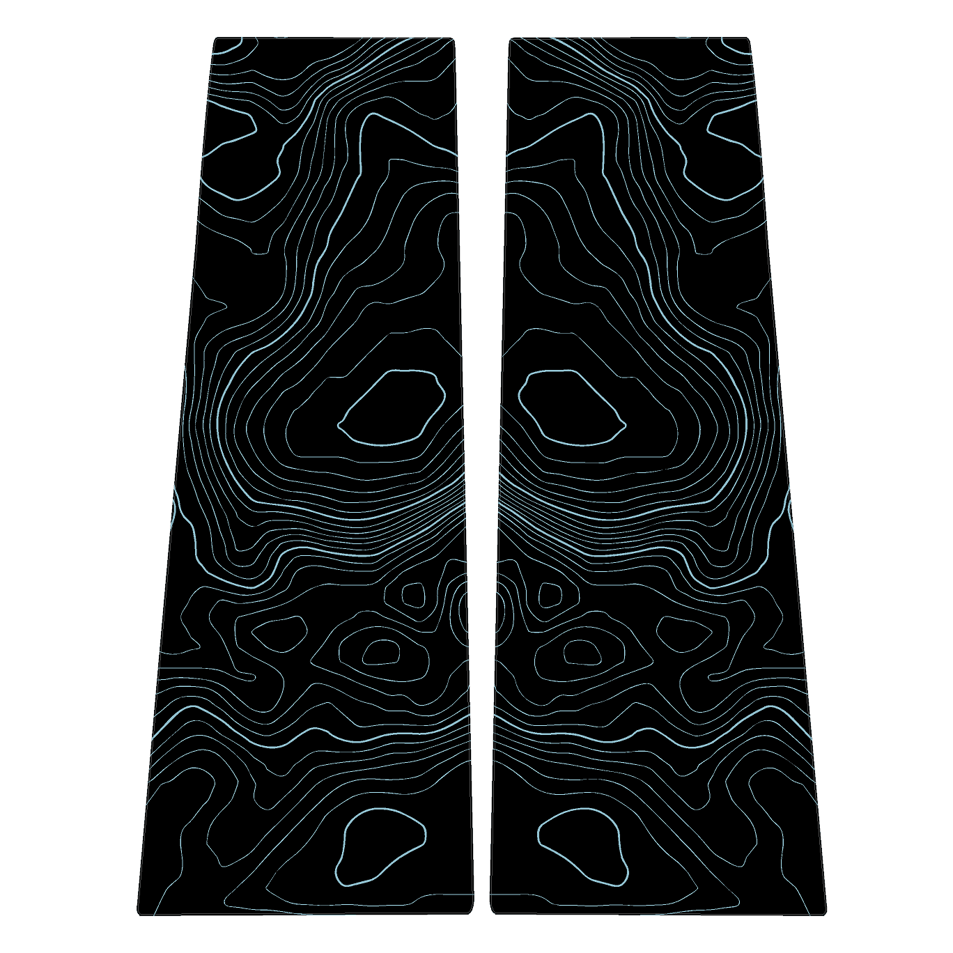 Topographic B Pillar Overlays - 2024+ Ranger