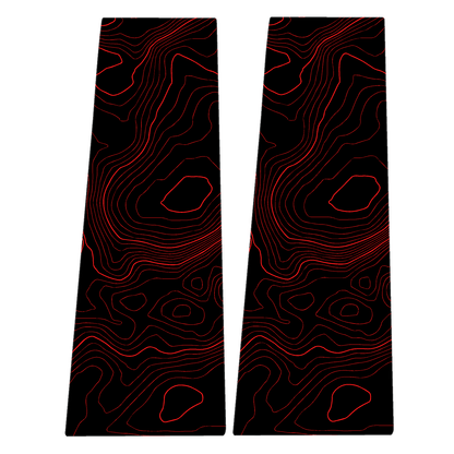 Topographic B Pillar Overlays - 2024+ Ranger