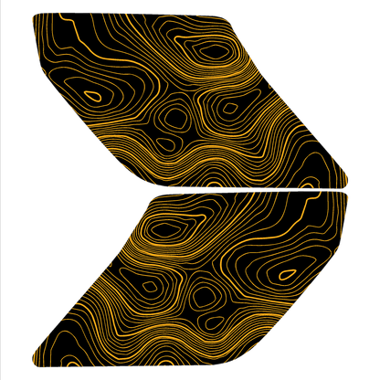 Topo Interior Door Handle Overlays - 2021+ Bronco