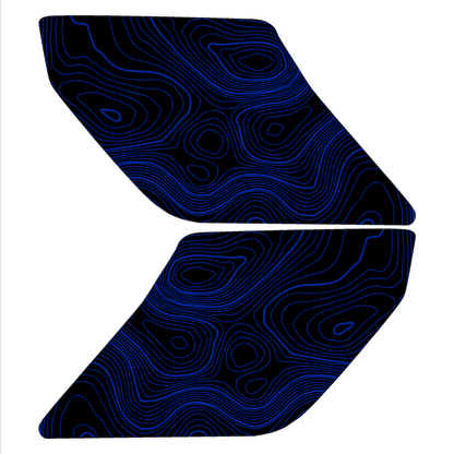 Topo Interior Door Handle Overlays - 2021+ Bronco