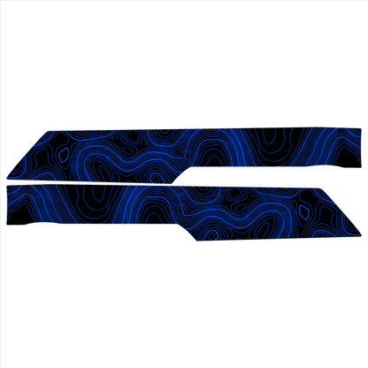 Topo Rear Interior Lower Door Card Insert Overlays (Printed Series) - 2021+ Bronco 4 Door