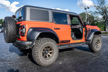 Topo Rear Window Triangle Overlay (Printed Series) - 2021+ Bronco 4 Door