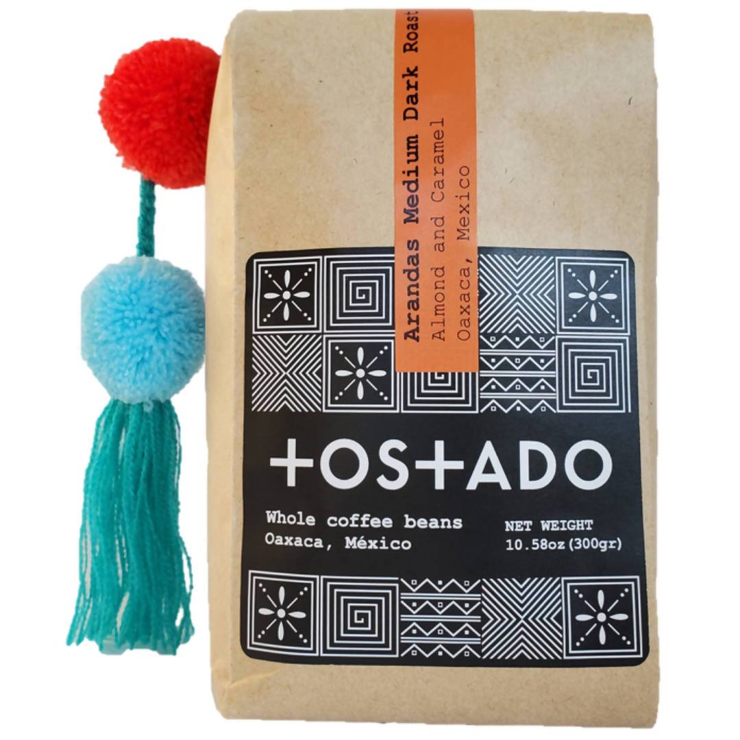 Tostado Arandas Coffee Beans (Medium-Dark Roast) - 10 Bags x 10.58oz
