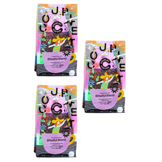 Couplet Coffee Three's a Party Blissful Blend Trio