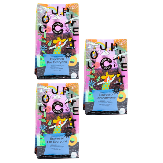 Couplet Coffee Everyone's Favorite Espresso Blend Trio