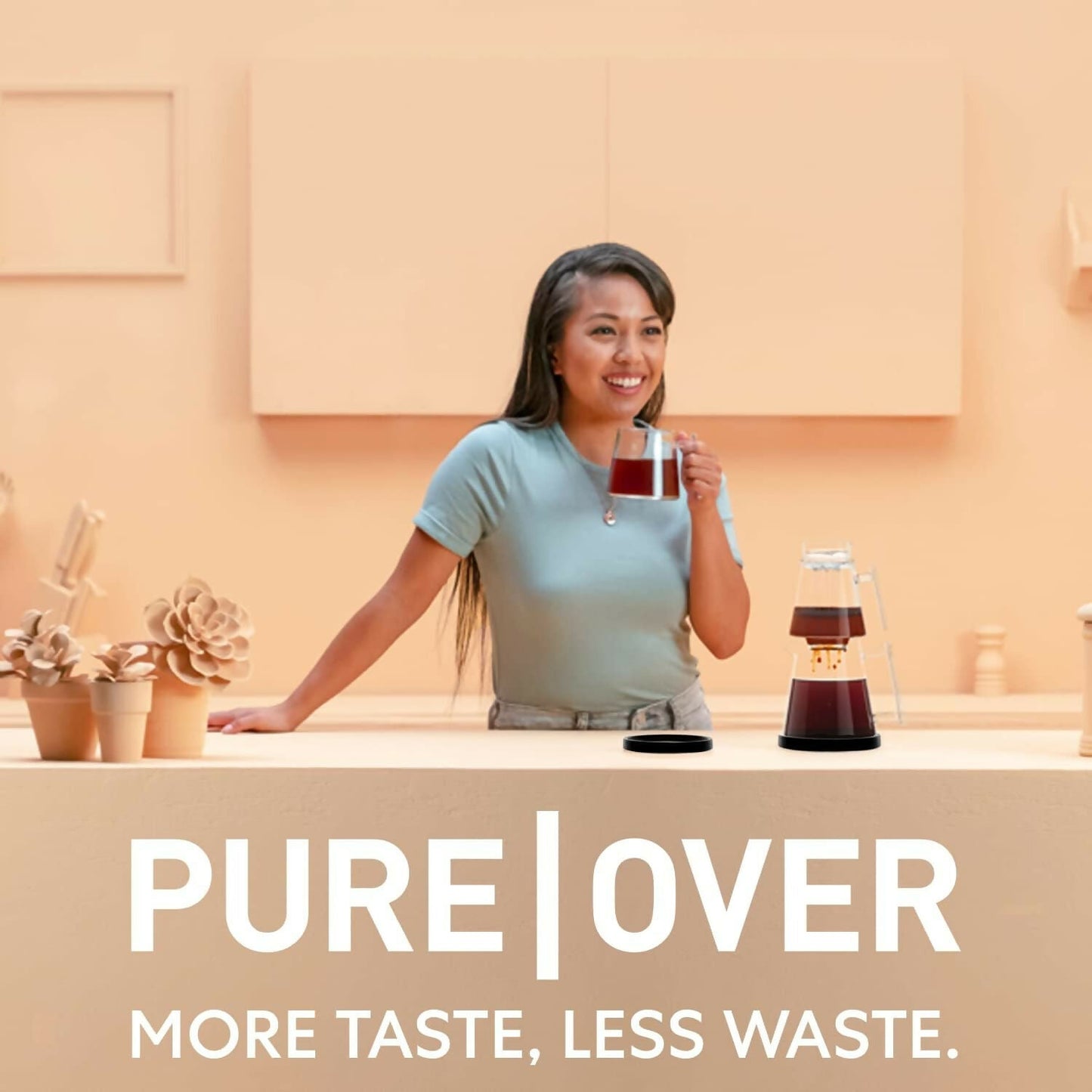 Pure Over Brew Kit XL - Pour Over Coffee Maker Set - 2 Sets